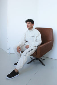 ‘Toronto’ Trackpant - Cream Marl