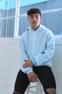 Memphis Hoodie - Ice Blue