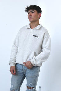 ‘Toronto’ Quarter-Zip - Cream Marl